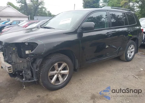 2010 Toyota Highlander Se V6 from USA, damaged, VIN 5TDJK3EH9AS029560